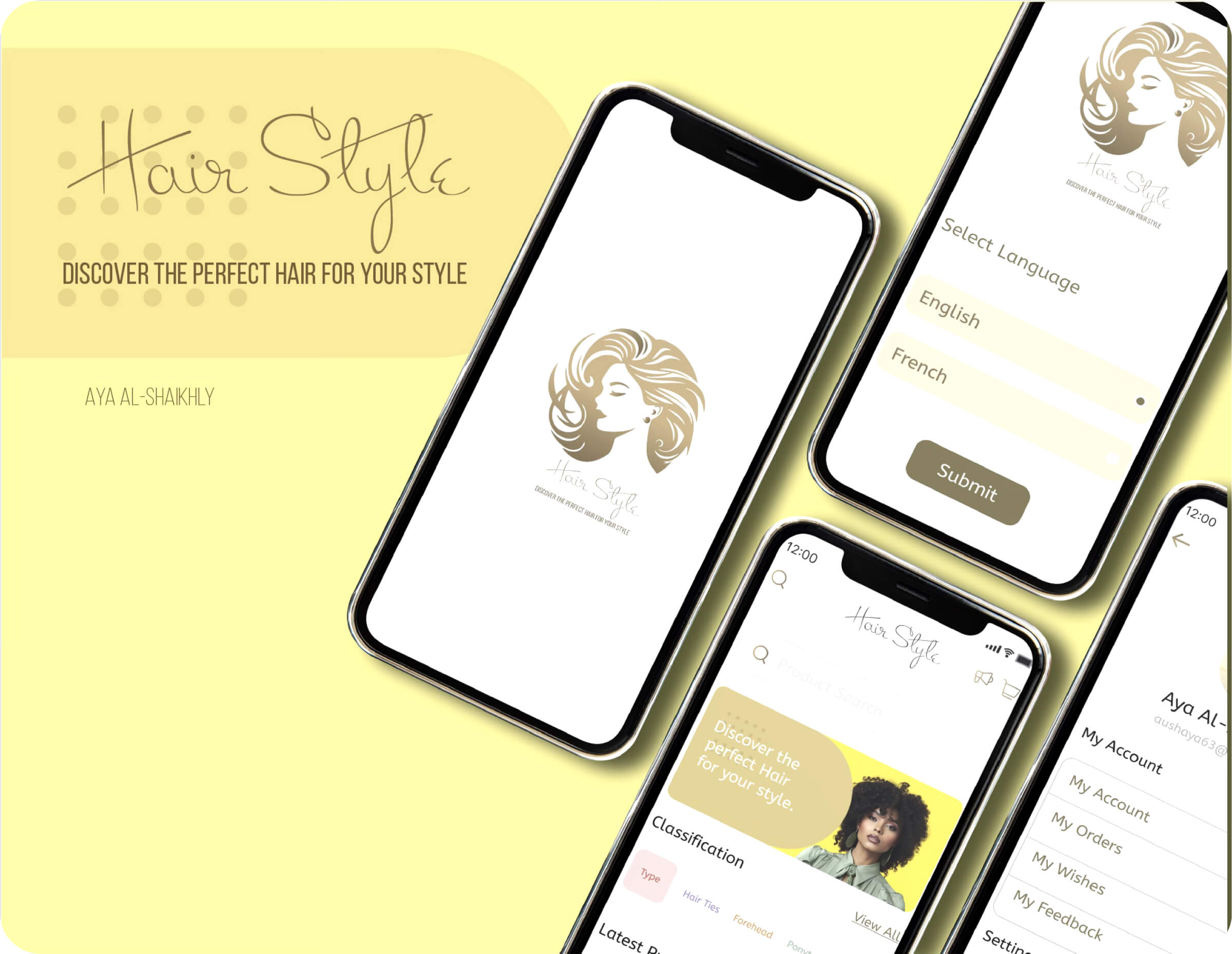 HairStyle App, Modern, Intuitive App with Strong Customer Engagement.